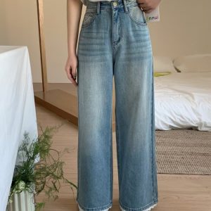 Quality Casual All-matching Straight Jeans