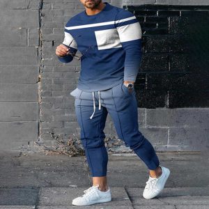 New Sweater Casual Suit Round Neck