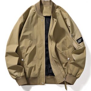 New High Street Loose Baseball Jacket For Men