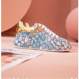 Men Shoes New Trend Rhinestone Sneakers For Men.