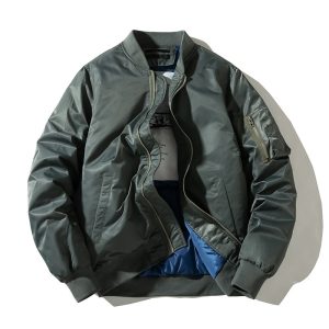 New Acket Solid Pilot Jackets