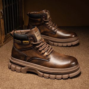 New Martin Trendy High Top British Boots