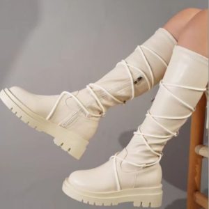 New Lace-Up Cowboy Boots For Women