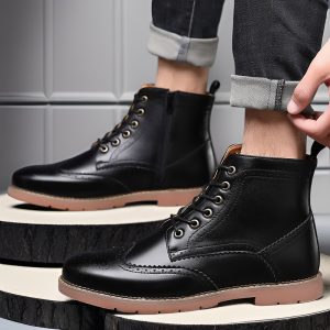 Business Leather British Martin Boots