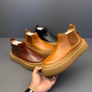 New British Leather Martin Boots