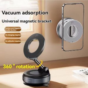 New Magnetic Phone Holder With Vacuum Suction