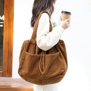 New Women Shoulder Drawstring Handbag