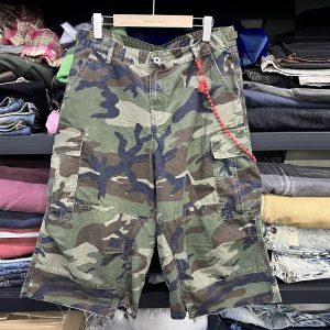 New Loose Cropped Camouflage Pants For Men