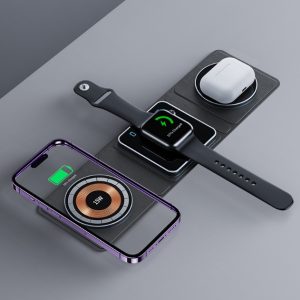 Quality 3 IN 1 Magnetic Charger For IPhone, IWatch And Airpods